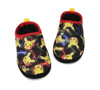 Pantofole ufficiali Pokemon Pikachu per bambini, ragazzi e ragazze, con fodera in caldo pile, soletta imbottita, design esclusivo con stampa di personaggi vivaci, scarpe da casa facili da infilare con