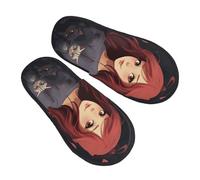 Pantofole Una Ragazza Che Ama I Gatti Comode Slippers Morbide Pianelle Per Invernale Unisex Interno M