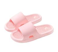 Pantofole unisex da donna, estive, antiscivolo, leggere, piatte, sandali da doccia, scarpe morbide per interni, casa, giardino, bagno esterno, rosa, 38 EU