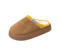 Pantofole unisex in peluche con punta chiusa, antiscivolo, invernali | Pantofole comode da uomo e da donna con stampa animale, adatte per l'uso in tutta la casa