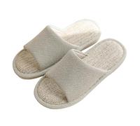 Pantofole unisex in spugna lavabile, da viaggio, per hotel, in stile rustico, usa e getta, in spugna, usa e getta, taglia universale, verde, 43 EU