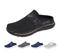 Pantofole unisex, leggere, traspiranti, antiscivolo, da giardino, leggere, per la salute, per la spiaggia, per il tempo libero, Nero , 43 EU