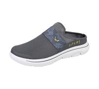 Pantofole unisex, leggere, traspiranti, antiscivolo, da giardino, leggere, per la salute, per la spiaggia, per la piscina, grigio scuro, 41 EU