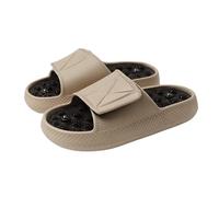 Pantofole Unisex Per Massaggio E Agopressione Sandali Per Massaggio Profondo Dei Tessuti Plantari, Riflessologia E Agopuntura Ciabatte Da Doccia Per Alleviare Il Dolore(Brown,45 EU)