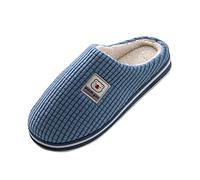 Pantofole Uomo da Camera inblu,Comode in Cotton Slippers Pelose Pantofole Antiscivolo Invernali da Uomo Ciabatte da Nuvola per Camera da Letto Accoglienti Ciabatte Calde in Peluche