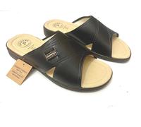 Pantofole Uomo estive comode Marrone eco pelle aperte Patrizia Azzi Arizona