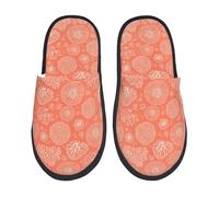 Pantofole Uomo The Marine Theme With Beautiful Corals Print Comode Ciabattine Comodo Pelose Leggero Scarpe da Casa Uomo Casa L