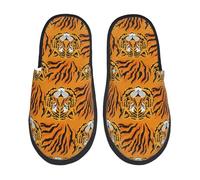 Pantofole Uomo Tiger Print Comode Ciabattine Comodo Peluche Moda Ciabatte da Casa Interne Hotel L