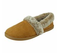 Skechers Skechers, slippers Donna, Chestnut Microfiber Suede Faux Fur Line Csnt, 39 EU