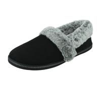 Skechers Pantofole Donna Cozy Campfire Team Toasty 32777 con Memory Foam Vegane Nero 39