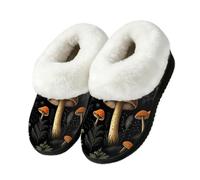 Pantofole vintage a forma di fungo della natura del bosco, per interni ed esterni, Multi, 45/45.5 EU