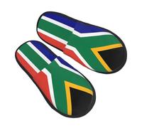 Pantofoles Casa South Africa Flag Peluche Pantofole Soft Ciabatte Pelose Traspiranti Scarpe Da Casa Per Home Indoor Inverno L