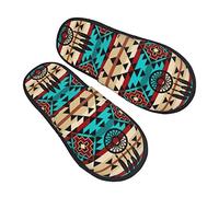 Pantofoles Casa Southwest Aztec Dream Catcher Peluche Pantofole Antiscivo Pantofole Scamosciate Traspiranti Ciabatte Pelose Per Outdoor Inverno Indoor L