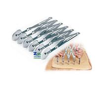 Pantografo taglia pasta a 6 dischi (lisci)in acciaio inox -regolabile