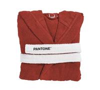 PANTONE - Accappatoio Uomo e Donna in Spugna con Cappuccio e Ampie Tasche in Cotone 100% Certificato Oeko-Tex 400 gr/mq, Accappatoio Donna e Uomo Morbido e Assorbente con Gancio e Passanti in Cintura
