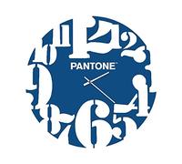 Pantone by Homemania PWATCH015000 Orologio Numbers, Metallo, Blu/Bianco, 40 x 0.15 x 40 cm