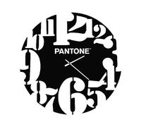 Pantone by Homemania PWATCH019005 Orologio Numbers, Metallo, Nero/Bianco, 40 x 0.15 x 40 cm