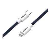 Celly, Cavo USB-C a Lightning Compatibile con Dispositivi Apple e Sistema iOS, Lunghezza 1,5 m, Potenza Supportata 60W, Connettori in PVC e Rivestimento in Nylon Anti-piegamento, Blu