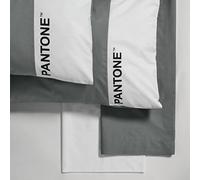 PANTONE™ - Completo Letto Set con Lenzuola Matrimoniali Cotone 240x280 + Lenzuolo Sotto con Angoli Matrimoniale Coprimaterasso 180x200 con Elastici per Materasso Fino 25cm + Federe Cuscino Letto 50x80