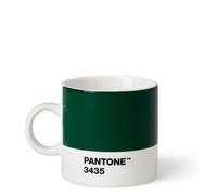 Copenhagen design Pantone Espresso, Small Coffee Cup, fine China (Ceramic), 120 ml, Dark Green, 3435 C, Porcellana, 8.2 cm
