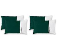 PANTONE - Federe Cuscino Letto 50x80 Cotone 100% Certificato OekoTex, Copricuscino Letto, 2 Pezzi, Fresco Traspirante - Federa Cuscino con Patella di 20cm, Biancheria da Letto Morbida e Lavabile 40°C