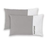 PANTONE - Federe Cuscino Letto 50x80 Cotone 100% Certificato OekoTex, Copricuscino Letto, 2 Pezzi, Fresco Traspirante - Federa Cuscino con Patella di 20cm, Biancheria da Letto Morbida e Lavabile 40°C