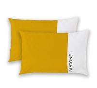 PANTONE - Federe Cuscino Letto 50x80 Cotone 100% Certificato OekoTex, Copricuscino Letto, 2 Pezzi, Fresco Traspirante - Federa Cuscino con Patella di 20cm, Biancheria da Letto Morbida e Lavabile 40°C