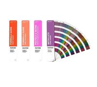 Pantone GP1605B Formula Guide Coated & Uncoated - 4 Mazzette a Ventaglio, in una Disposizione Cromatica dei Colori, Multicolore