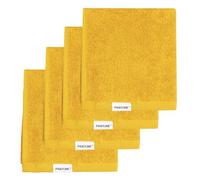 PANTONE - Lavette Bagno 30x30 cm, 4 Pezzi in Spugna di Puro Cotone 100% Certificato OEKO-TEX, Set Asciugamani Bagno Piccoli Multiuso Morbidi e Assorbenti Validi anche come Panno Struccante Viso