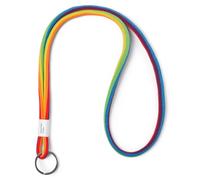 PANTONE Portachiavi di Design Key Chain Long, Portachiavi da Appendere, Robusto e colorato, Pride Colors, Nylon, Lungo, 18618