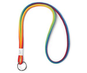 PANTONE Portachiavi di Design Key Chain Long, Portachiavi da Appendere, Robusto e colorato, Pride Colors, Nylon, Lungo, 18618