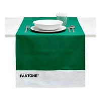 PANTONE Runner Tavola Moderno in 100% Cotone, 220 gr - Tovaglia Centrotavola Morbida e Resistente, Ideale per Accessori Cucina e Tovagliette Centro Tavola in Tessuto, 45x145 cm, Verde