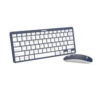 Pantone Tastiera Wireless QWERTY Italiana con Mouse Incluso Blu Marino