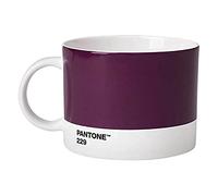 Copenhagen design Pantone Tazza di tè, Porcellana, Viola (Bordeaux 229), 475 ml