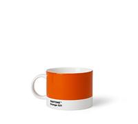 Copenhagen design Pantone Tazza di tè, Porcellana, Arancione (Orange 021), 475 ml