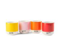 PANTONE THERMO CUP MIX SET OF 4 (in giftbox) - Yellow, Red, Orange, L. Pink