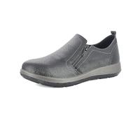 inblu PantoSCARPE Mocassini Donna con Cerniera Ecopelle, Scarpe Comode con Plantare Estraibile, 35/41, Nero, 36 EU