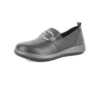 inblu PantoSCARPE Mocassini Donna Slip On con Fibbia e Plantare Imbottito Estraibile, Nero, 38 EU