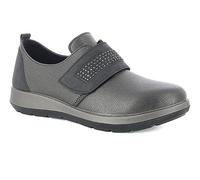 PantoSCARPE Sneakers Donna Chiusura a Strappo Regolabile, Scarpa da Ginnastica Donna con Plantare Estraibile, Canna Fucile, 38