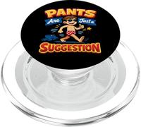 Pants Are Just a Suggestion Funny No Pant Day PopSockets PopGrip per MagSafe