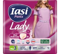 Pants LADY 12 Mutande Assorbenti Donna monouso Assorbenza PLUS Taglia L 12 Unità