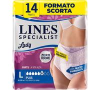 Pants Plus, Mutande Assorbenti per Incontinenza Donna, Vita Alta, Femminili E Di