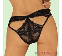 Panty fronte a V retro con aperture pizzo Obsessive Alessya