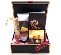 Panu Natural Set Regali Relax Per Donna - Beauty Box Regalo Premium - Set Benessere - Regalo Di Natale Di Alta Qualità Con Biglietto Di Auguri Piccolo