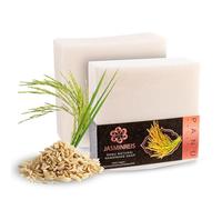 Panu Riso al gelsomino Soap - Sapone da doccia vegano per tutti i tipi di pelle - Sapone naturale come gel doccia solido e shampoo solido - Pezzo di doccia naturale - Sapone senza animali