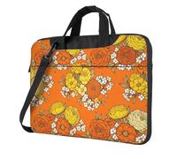 panverix Borsa per computer portatile, valigetta con tracolla e manico, borsa a tracolla per ufficio e affari, Fiore d'ar, 13 inch