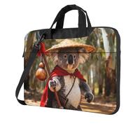 panverix Carino Laptop Crossbody Bag Laptop Cartella Con Spallacci & Maniglia Notebook Bag Per Ufficio Business, Carino Koala, 13 inch