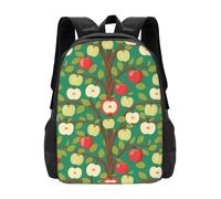 panverix Fruit Tree Green - Zaino per computer portatile da 15 pollici, leggero, da viaggio, per uomo e donna, Albero da Frutto Verde, Taglia unica