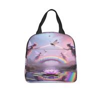 panverix Lady And Trees Borsa per il pranzo riutilizzabile isolata Lunch Box Cooler Tote Bags per donne uomini