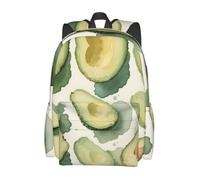 panverix Zaini dello zaino del computer portatile dell'avocado dell'acquerello per il giorno casuale di viaggio di lavoro, Acquerello Avocado, Taglia unica